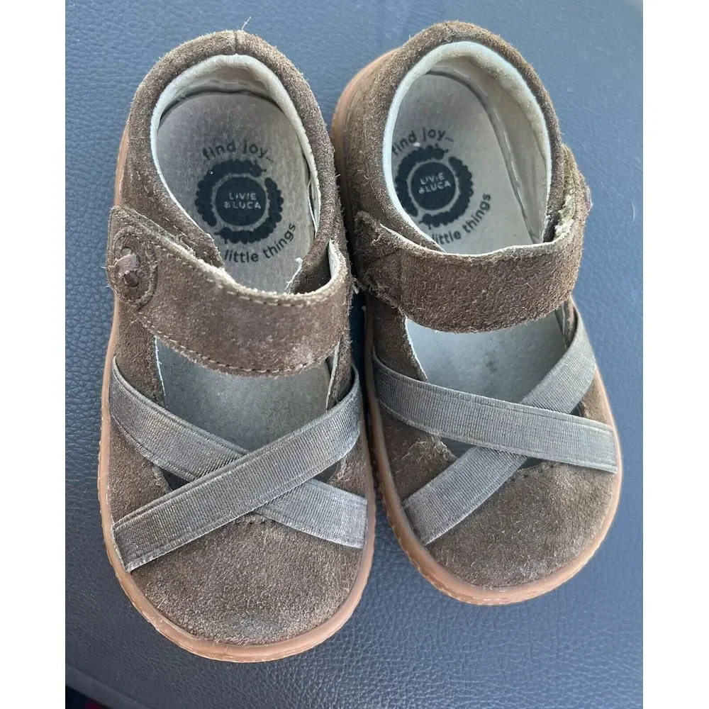 Livie And Lucus Mary Jane‎ Style Shoes  Gold Sparkle 6M
